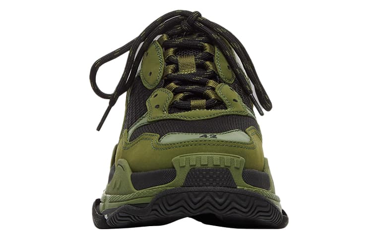 Кроссовки Balenciaga Triple S Green - изображение 4