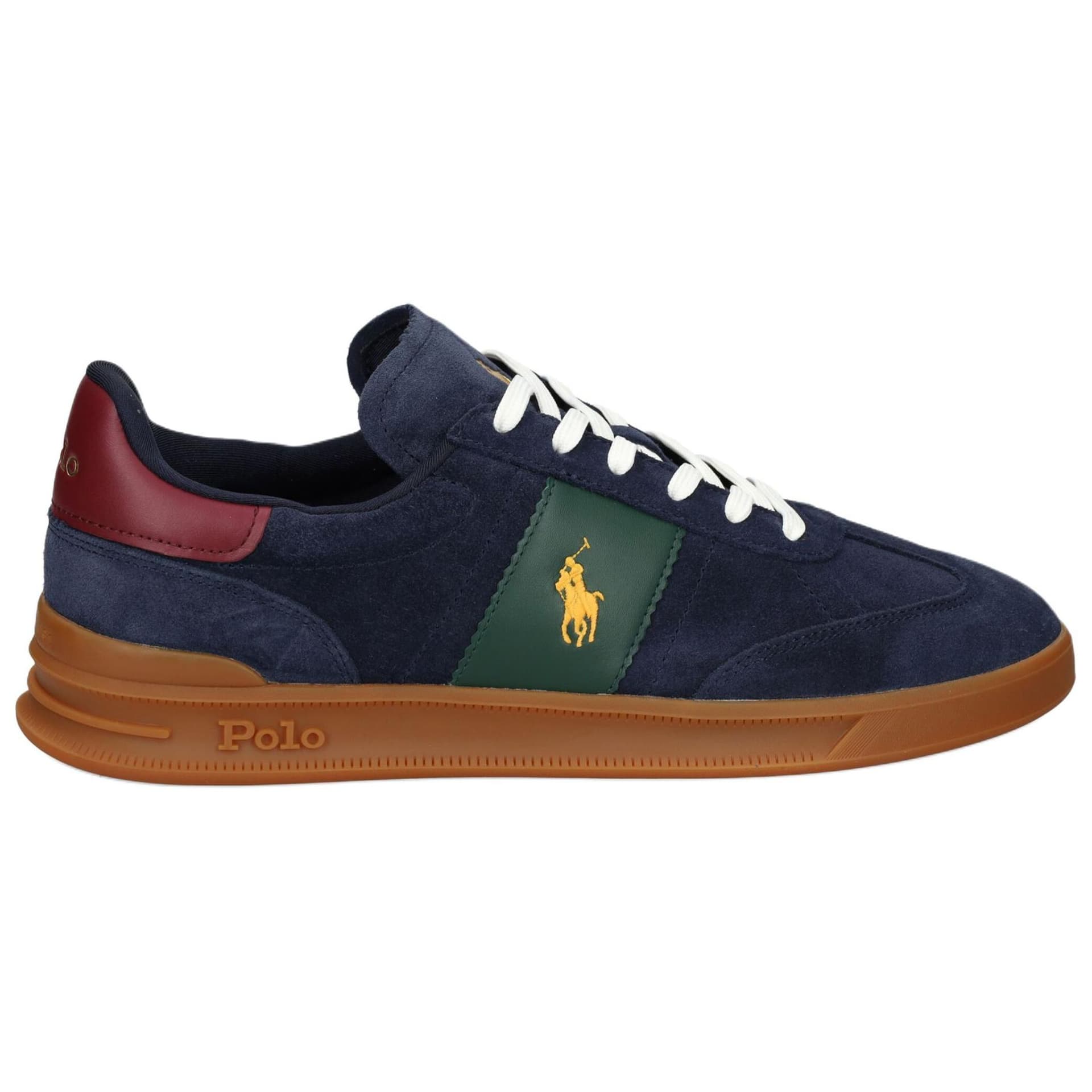 Кроссовки Polo Ralph Lauren Heritage Aera Low Скейтборд Кроссовки 1,5 см Мужские Синие - изображение 2