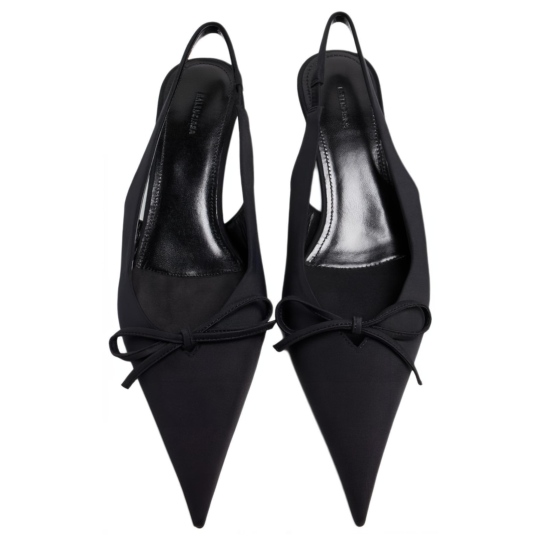 Туфли Balenciaga Knife Bow Pump 4cm Black - изображение 5