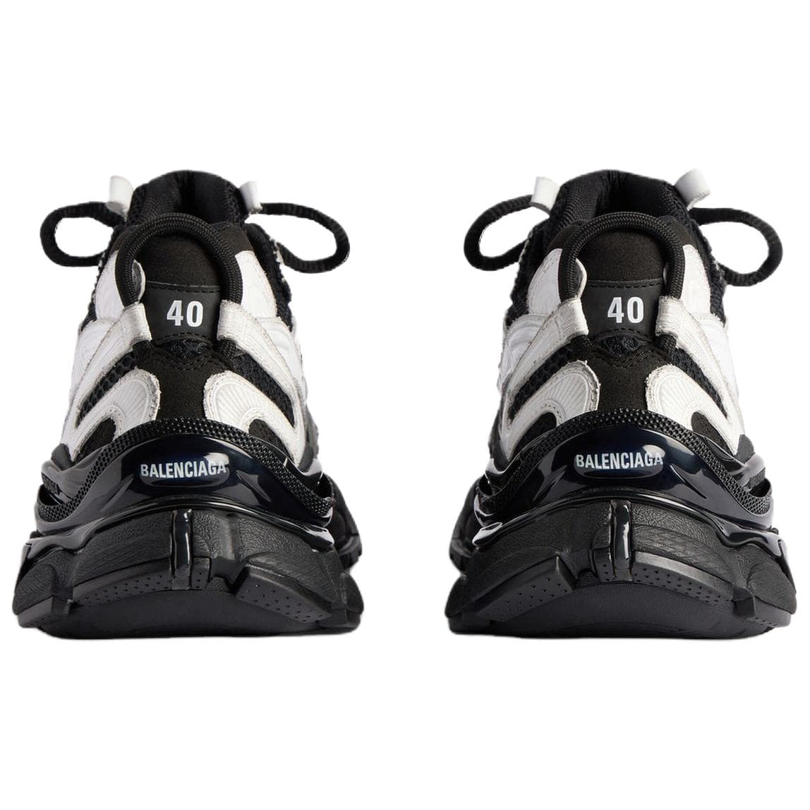 Кроссовки Balenciaga Runner2,0 Градиентный Lines Low Топ Толстая подошва Кроссовки Женские Черные - изображение 6
