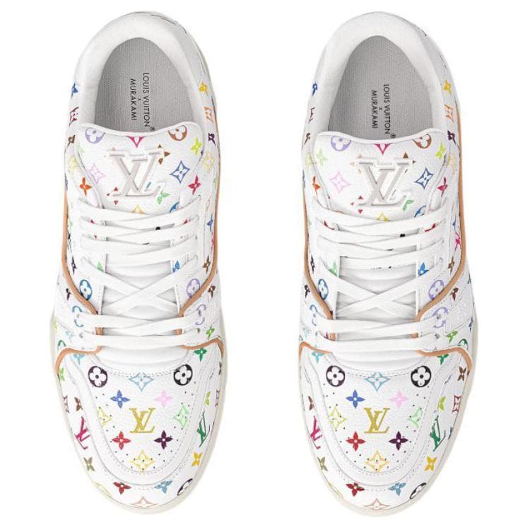 Кроссовки Takashi Murakami x Louis Vuitton Trainer White - изображение 4