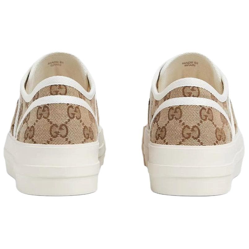 Кеды Gucci Canvas Platform Sneakers Beige - изображение 5