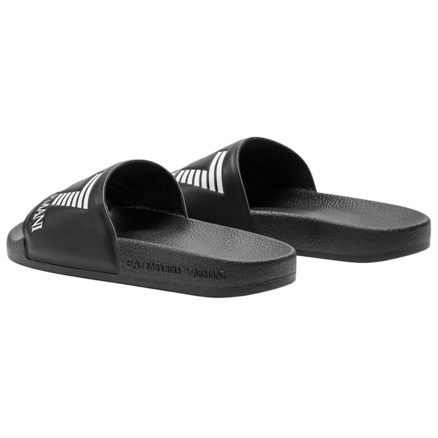 Сандалии Emporio Armani EA7 Black Slides - изображение 4
