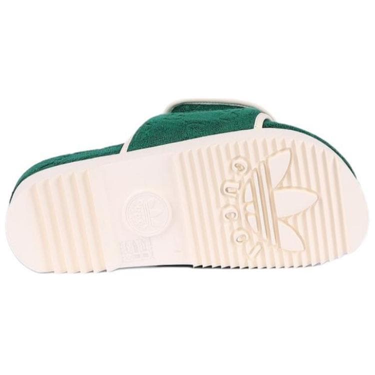 Сандалии adidas x Gucci GG Slides Green - изображение 5