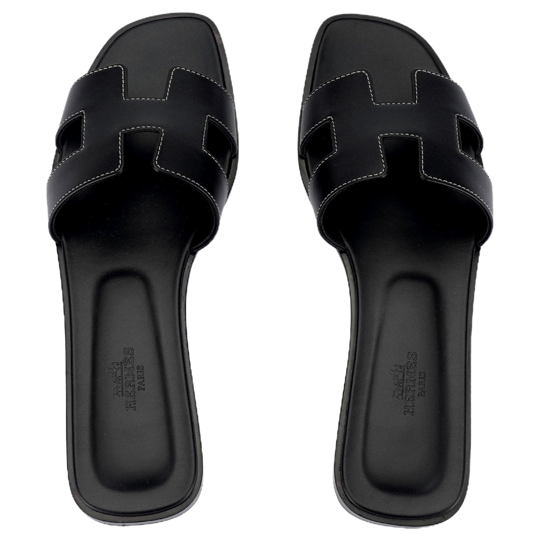 Сандалии Hermes Oran Black - изображение 3
