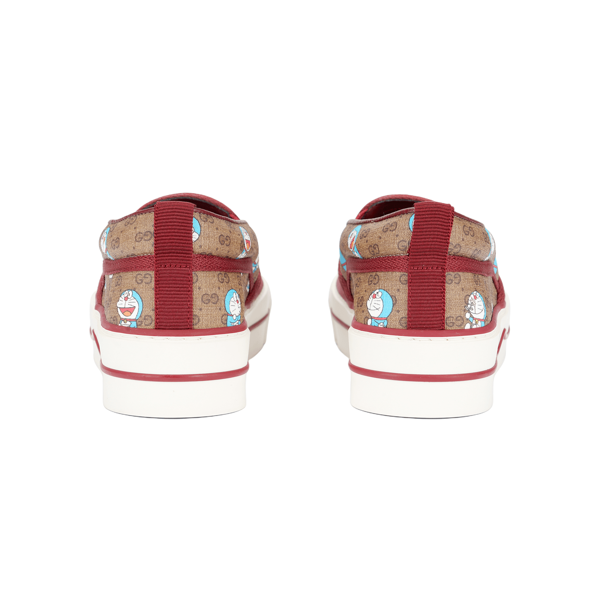 Кеды GUCCI GG Supreme Low Top Sneakers Brown Red - изображение 4