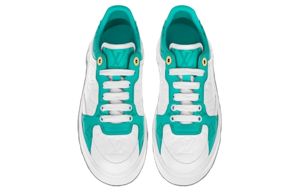 Кроссовки Louis Vuitton Time Out White Green - изображение 4