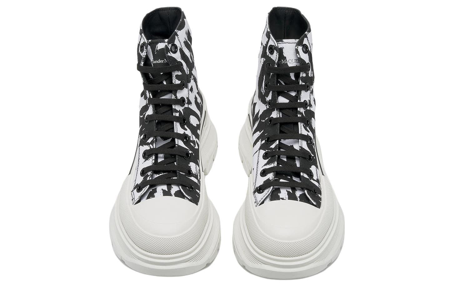 Ботинки Alexander McQueen Tread Slick Graffiti White - изображение 3