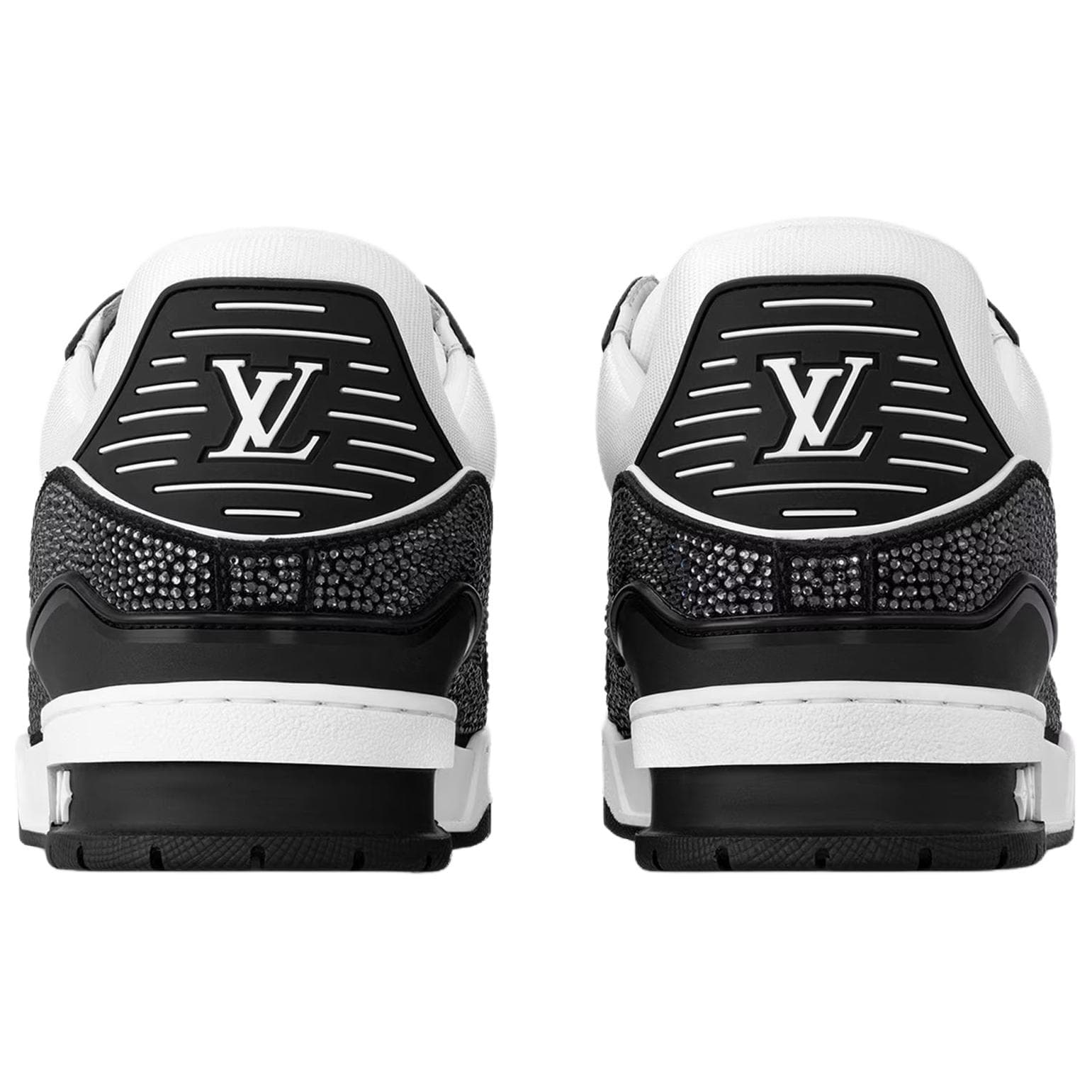Кроссовки LOUIS VUITTON Trainer Black White - изображение 4