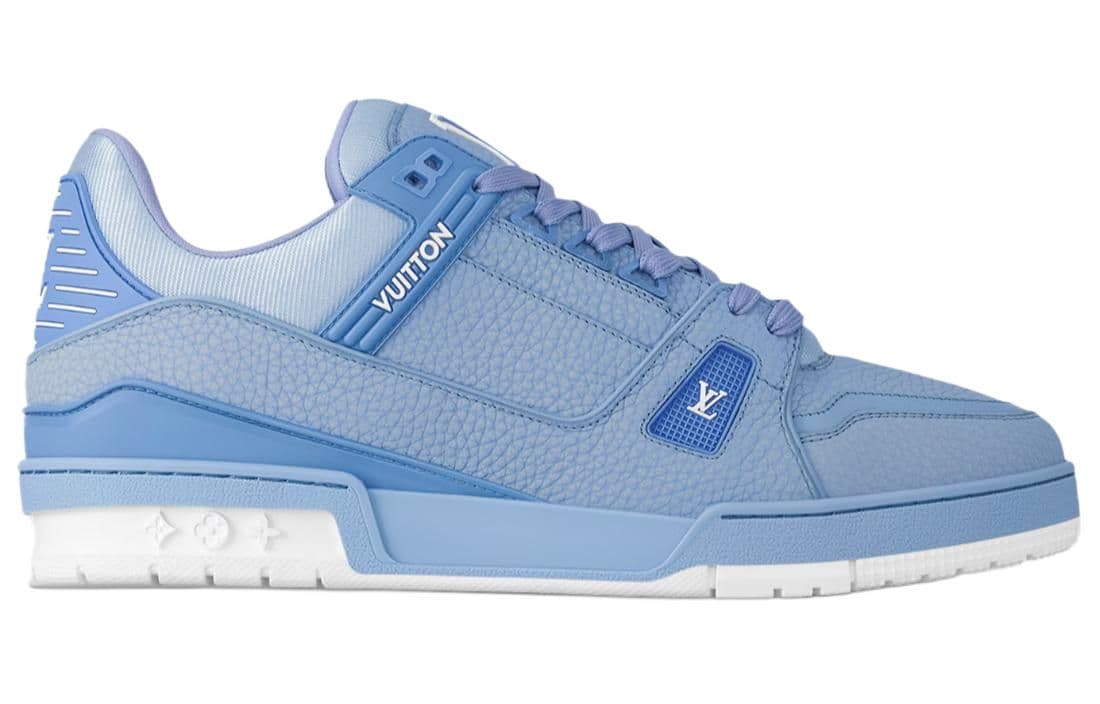 Кроссовки Louis Vuitton Trainer Low Blue - изображение 2