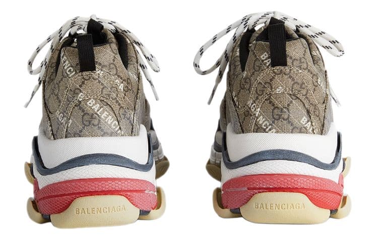 Кроссовки Gucci x Balenciaga Triple S Brown - изображение 5
