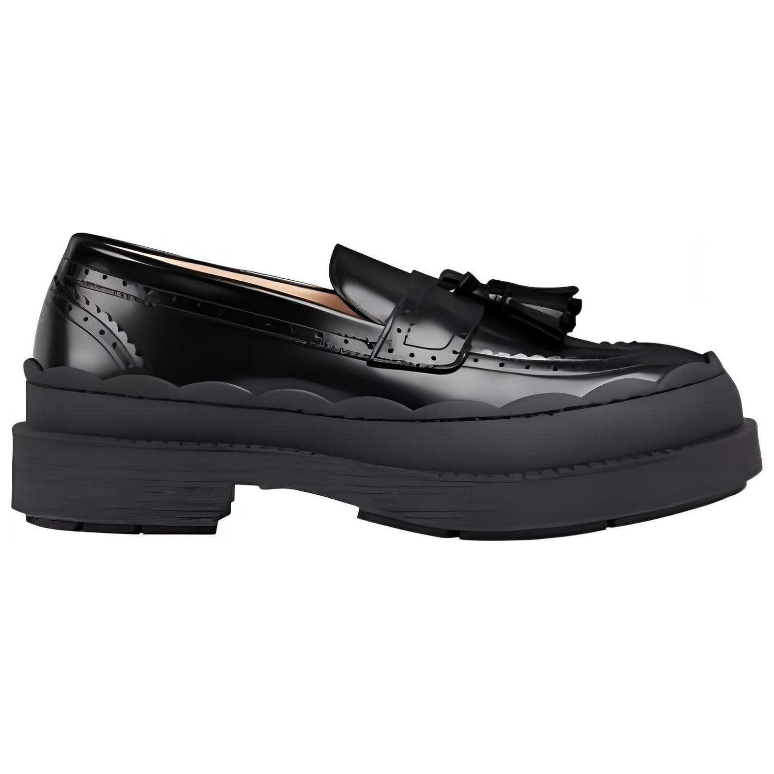 Лоферы GUCCI Patent Loafers Black - изображение 2