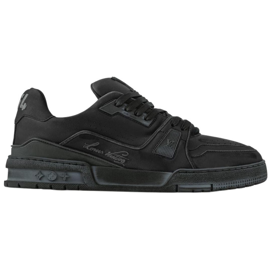 Кроссовки Louis Vuitton Trainer Low Top Black - изображение 2