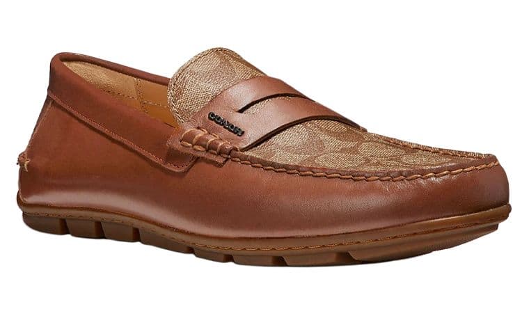 Ботинки Coach Signature Coated Canvas Leather Brown - изображение 3
