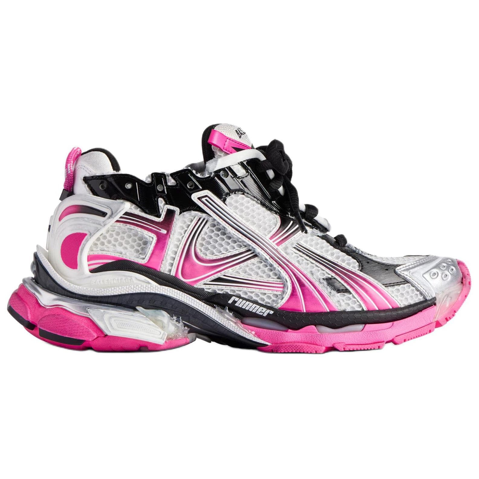 Кроссовки Balenciaga Runner Low Casual Shoes Женские Розовые - изображение 2