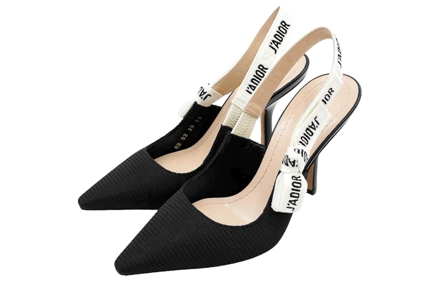 Туфли DIOR J'Adior Pointed Lace Heel Black - изображение 4