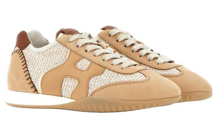 Кроссовки HOGAN Olympia Z Low Топ Повседневная обувь Женская Коричневая - изображение 3