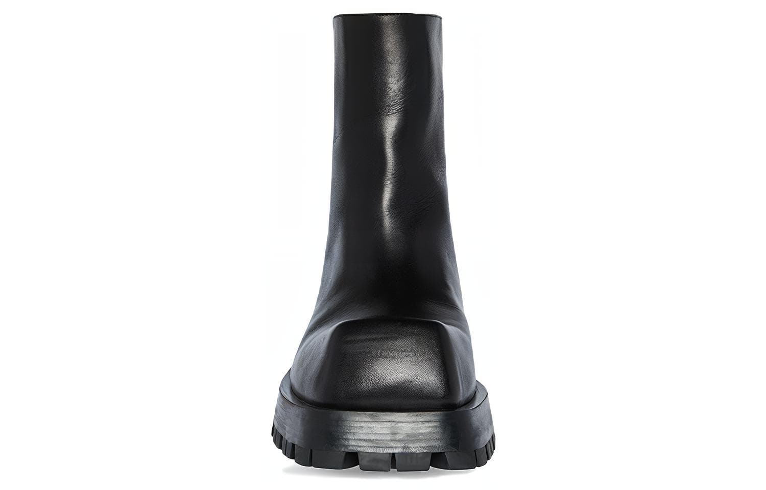 Сапоги Balenciaga Trooper Leather Boots Black - изображение 4