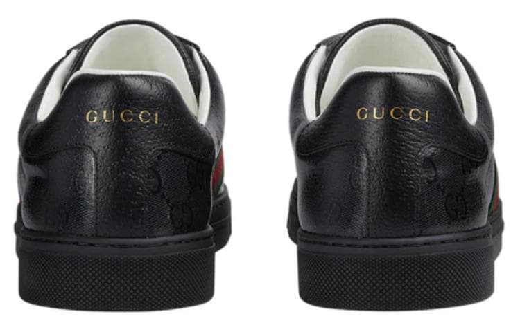 Кроссовки Gucci Low Top Sneakers Black - изображение 5