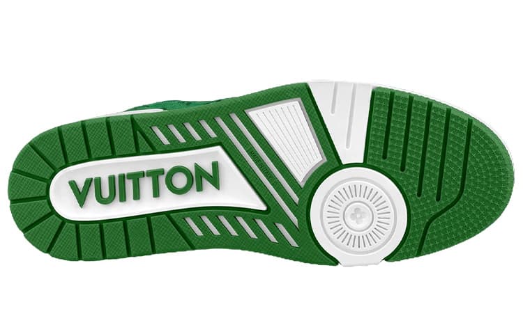 Кроссовки Louis Vuitton Trainer Low Green White - изображение 5