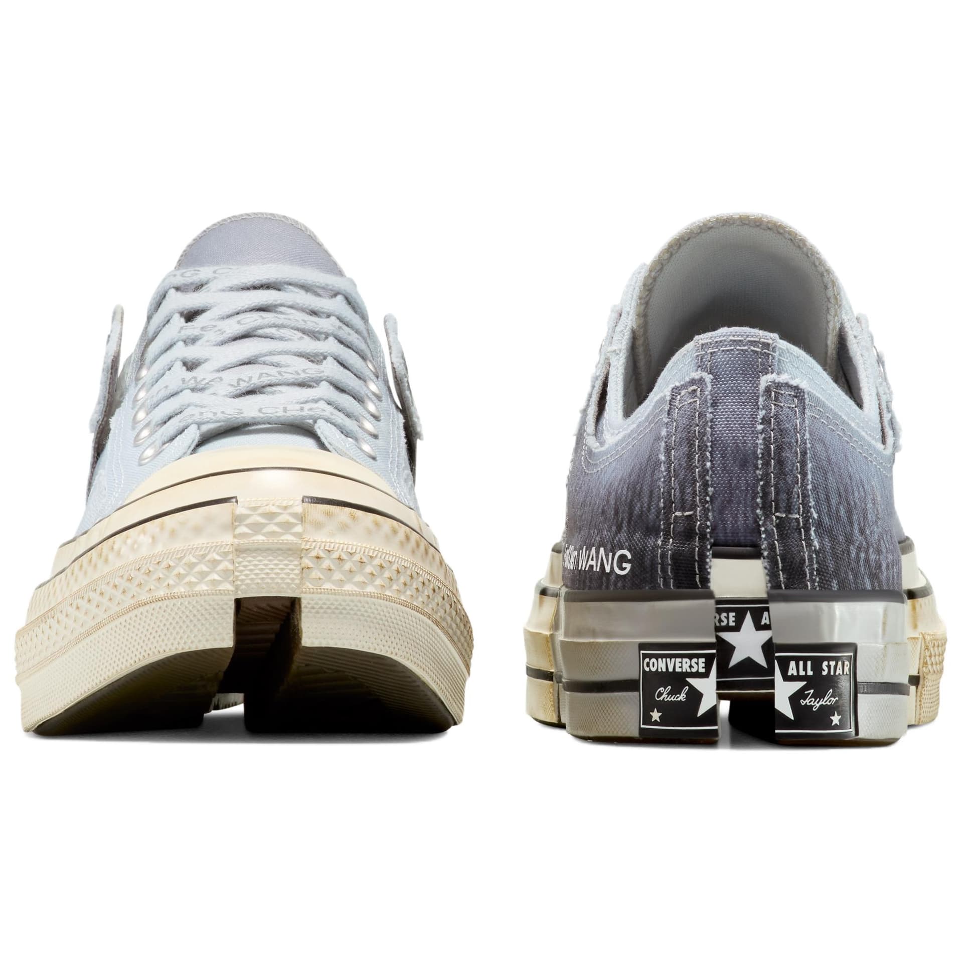 Кеды Converse X Feng Chen Wang Низкие Кеды Унисекс Серые - изображение 8