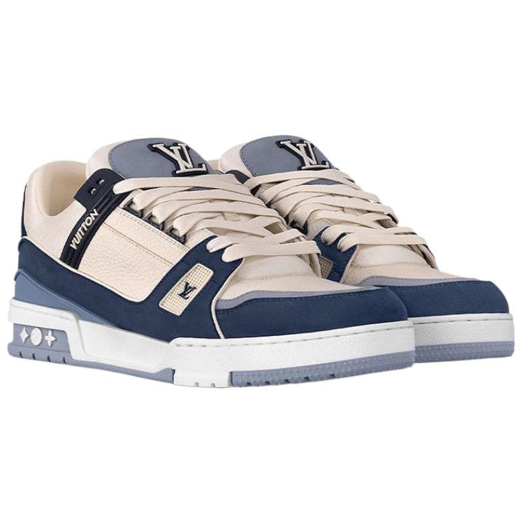 Кроссовки Louis Vuitton Trainer Ocean Blue - изображение 2