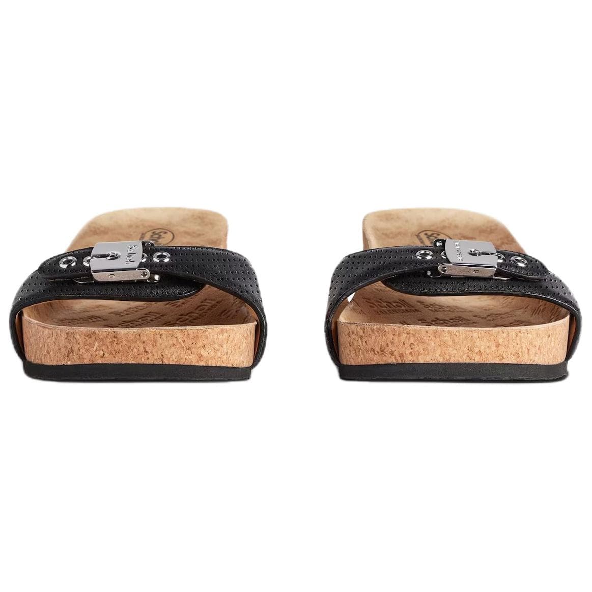 Сандалии SCHOLL x Balenciaga Шлепанцы 4CM Женские Черные - изображение 4