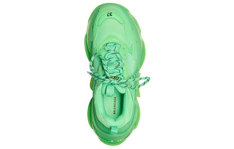 Кроссовки Balenciaga Triple S Green - изображение 3