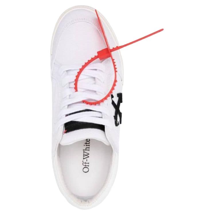 Кроссовки OFF-WHITE Плоская подошва На шнурках Низкие кроссовки Женские Белый - изображение 4