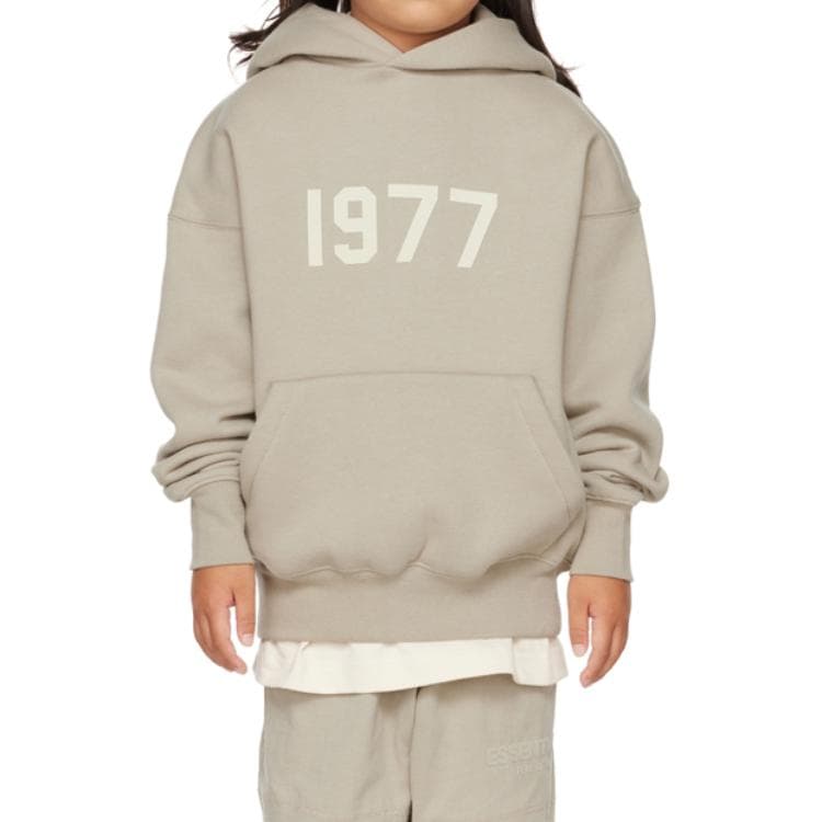 Fear of God Essentials FW22 Kids Essentials Hoodie Smoke - изображение 3