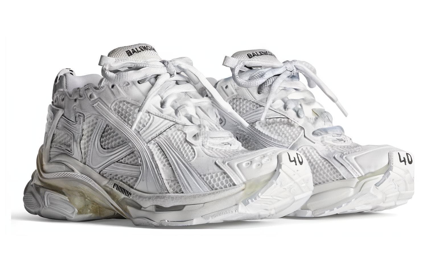 Кроссовки Balenciaga Runner White - изображение 3