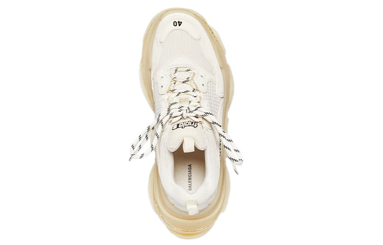 Кроссовки Balenciaga Triple S Clear Sole Beige - изображение 4