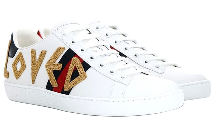 Кроссовки Gucci Ace "Loved" - изображение 3