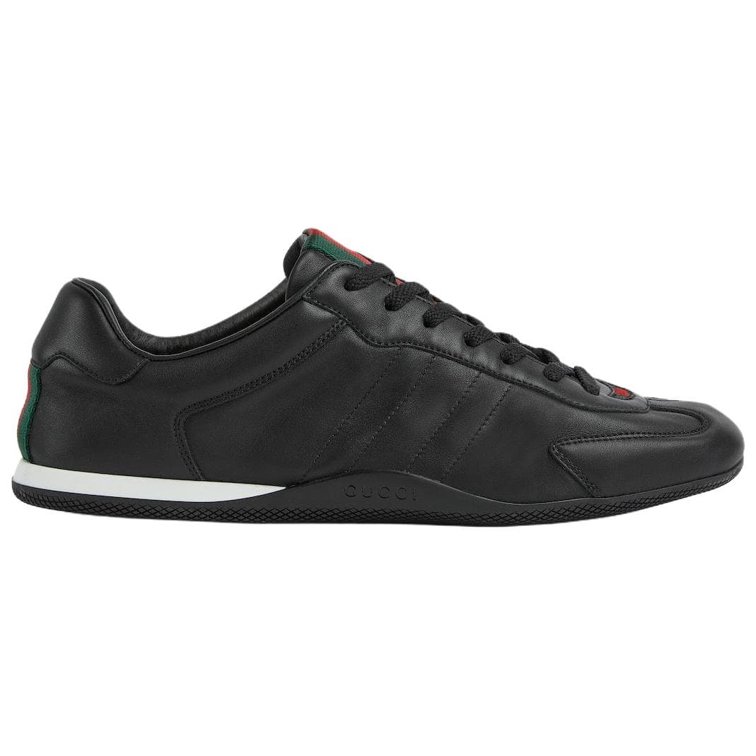 Кроссовки GUCCI Shift Leather Low Sneakers Black - изображение 2