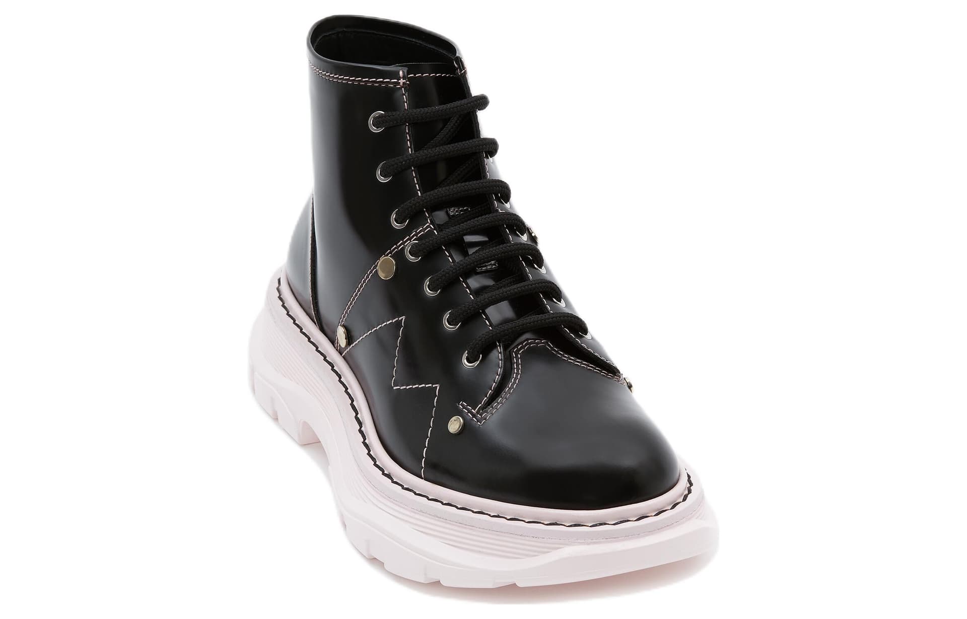 Ботинки Alexander McQueen Tread Slick Boots Black - изображение 3
