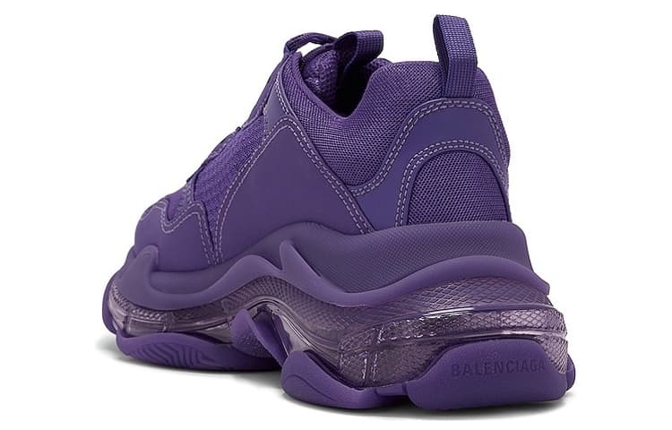 Кроссовки Balenciaga Triple S Purple - изображение 3