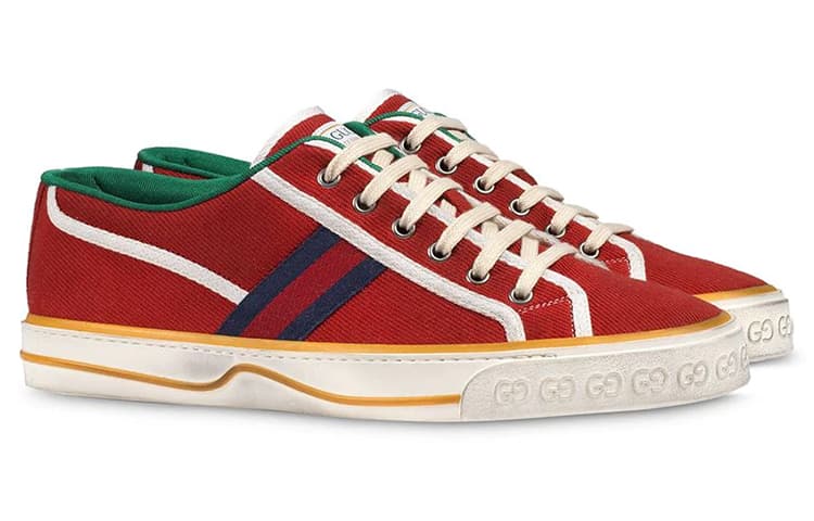 Кеды Gucci Tennis 1977 Low Red - изображение 3