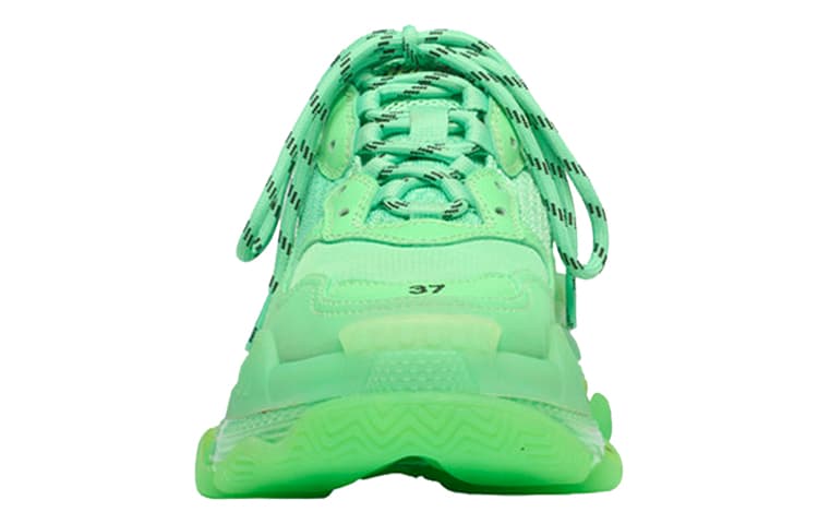 Кроссовки Balenciaga Triple S Green - изображение 4