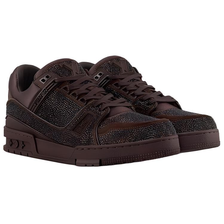 Кроссовки LOUIS VUITTON Trainer Brown - изображение 3