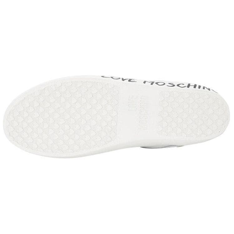 Кроссовки Love Moschino Round Toe Low Top Sneakers White - изображение 5