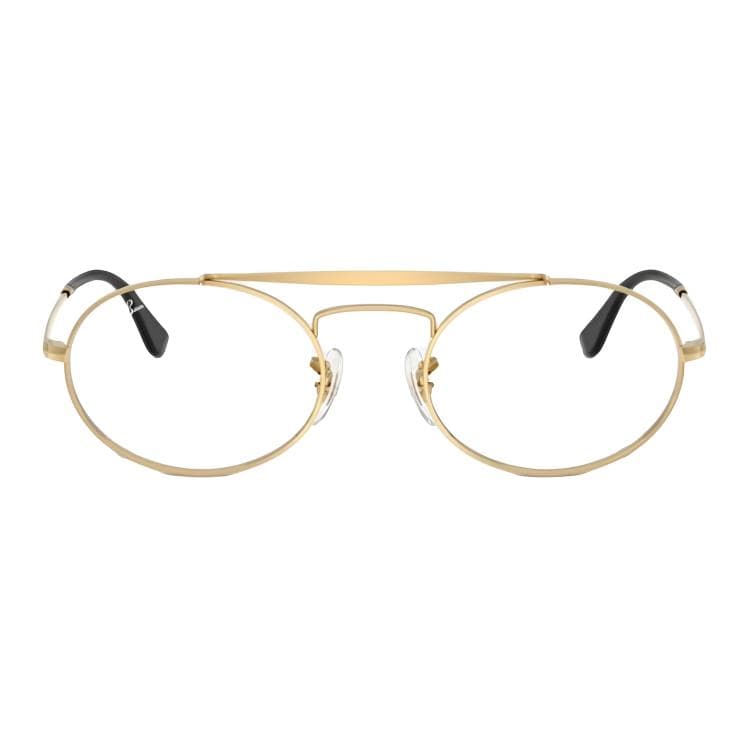 Оправа RayBan Металлические Овальные Очки с Диоптриями Унисекс Золото - изображение 2