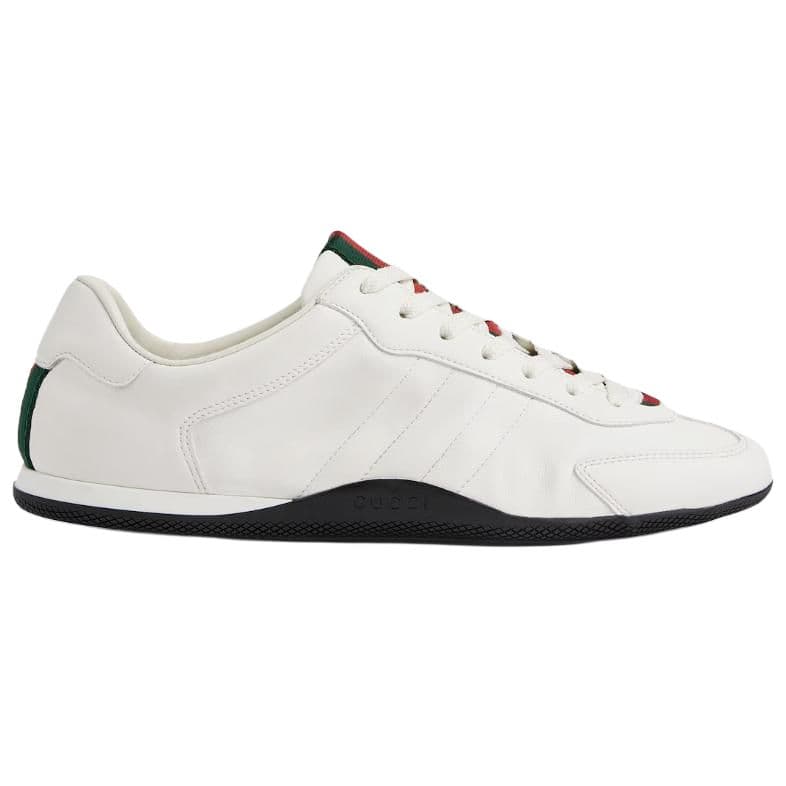 Кроссовки GUCCI Shift Lace-Up Low Sneakers White - изображение 2