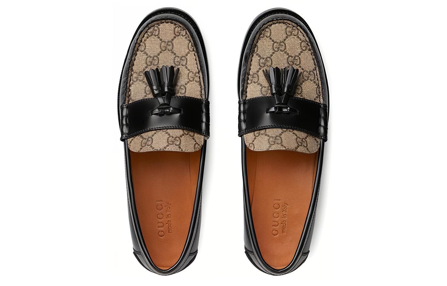 Лоферы Gucci GG Loafer Black - изображение 3