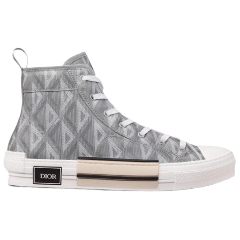 Кроссовки Dior B23 High-Top Sneakers Grey - изображение 2