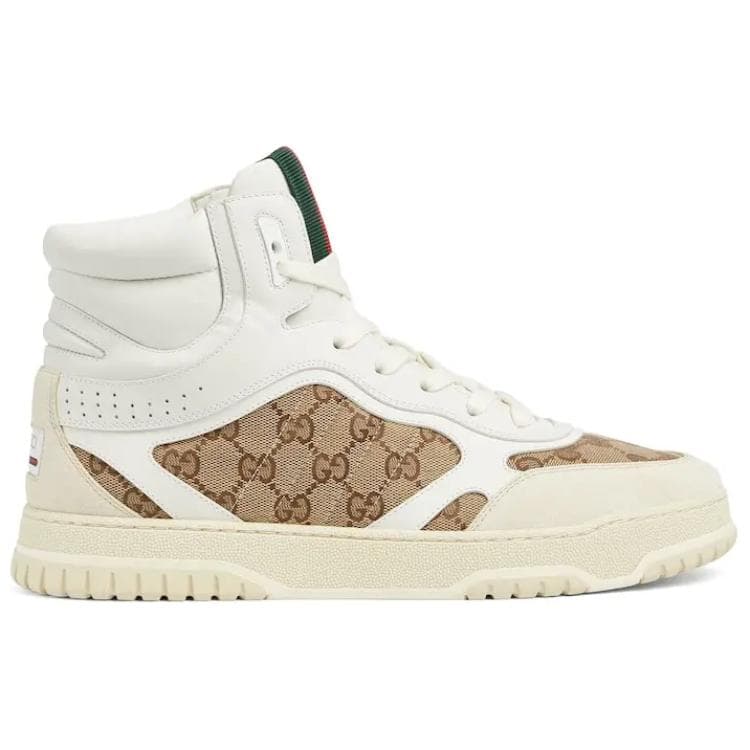 Кроссовки Gucci Re-Web High Top Brown - изображение 2