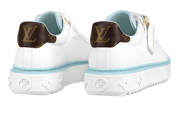 Кроссовки LOUIS VUITTON Time Out White Blue - изображение 4