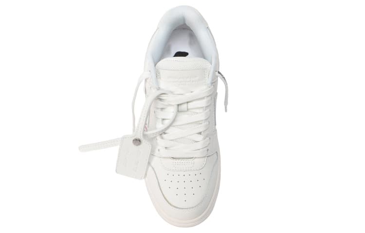 Кроссовки OFF-WHITE Leather Sneakers White Pink - изображение 3
