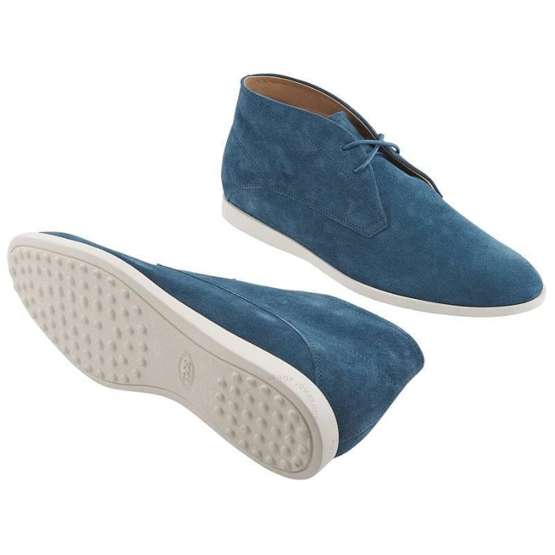 Сапоги TOD'S Polacco Gomma Легкие TF Ботильоны Мужские Озерный Синий - изображение 4