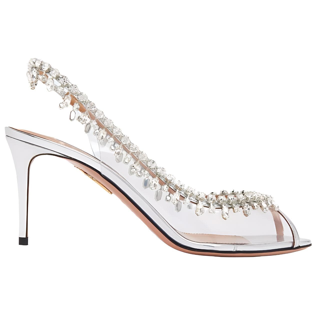 Шлёпанцы AQUAZZURA Temptation 7.5cm - изображение 2