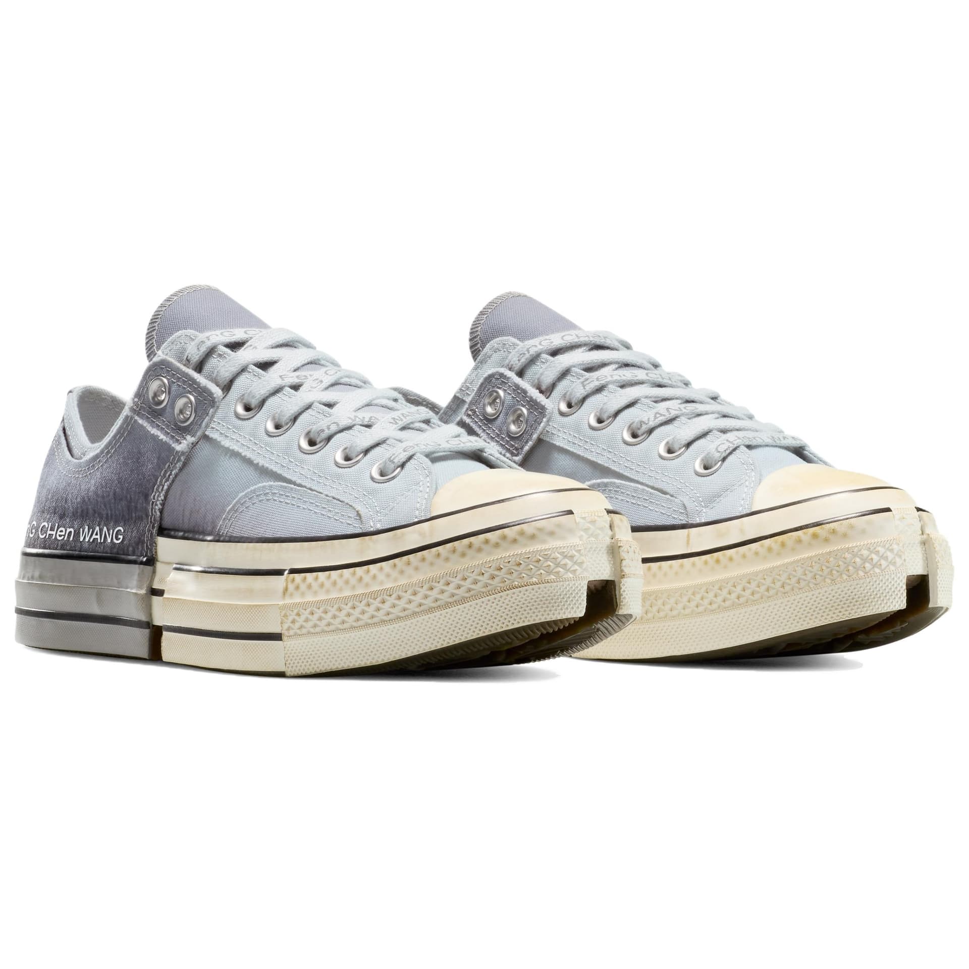Кеды Converse X Feng Chen Wang Низкие Кеды Унисекс Серые - изображение 5